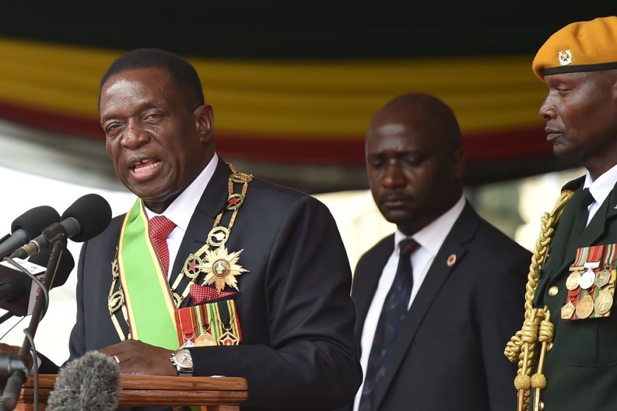 Zimbabwe's President Blames Group Linked to Former President's Wife For